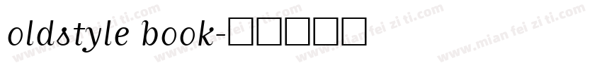 oldstyle book字体转换